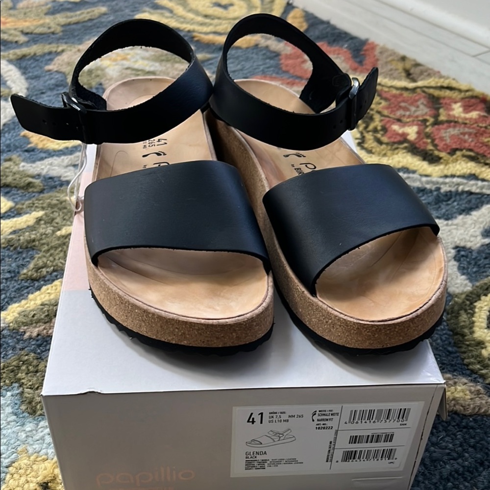 Papillio by Birkenstock Glenda low wedge sandals - EU 41 US 10 narrow